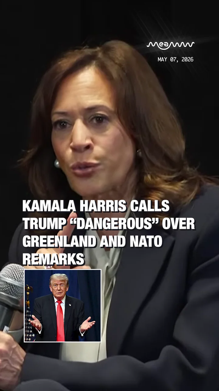 Kamala Harris Calls Trump “Dangerous” Over Greenland and NATO Remarks