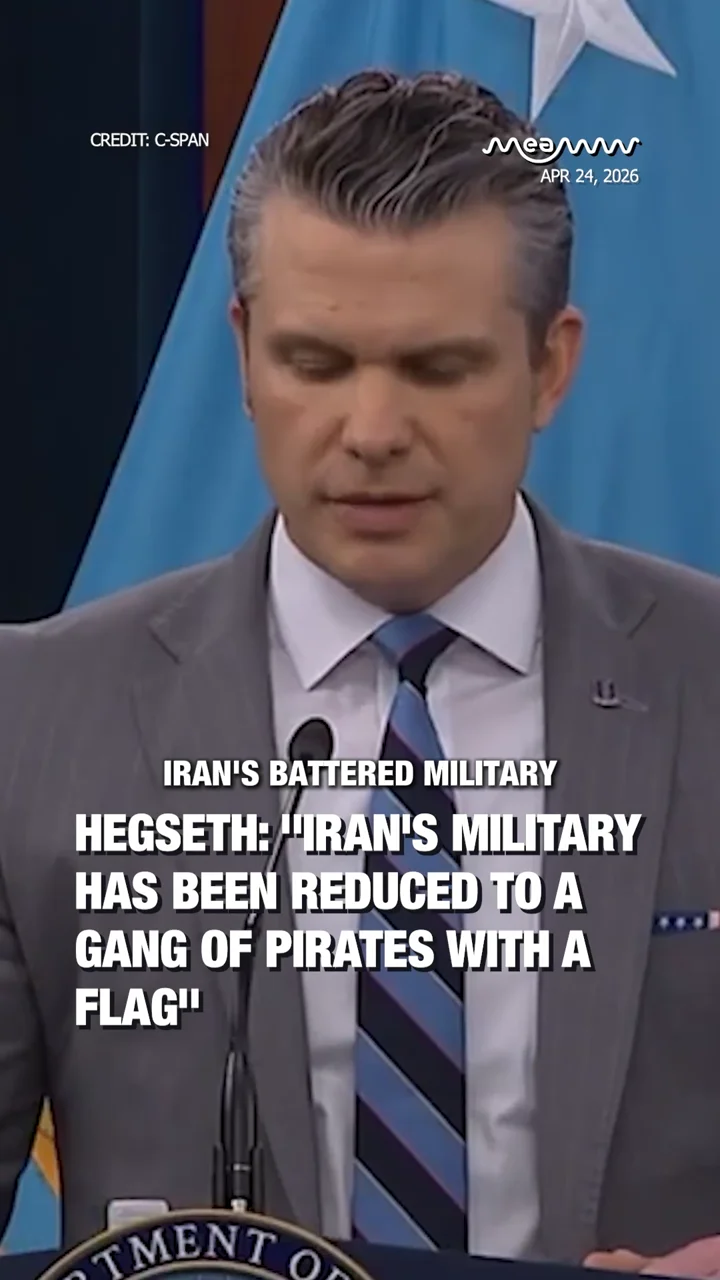 Hegseth: "Iran's Military Has Been Reduced to a Gang of Pirates With a Flag"