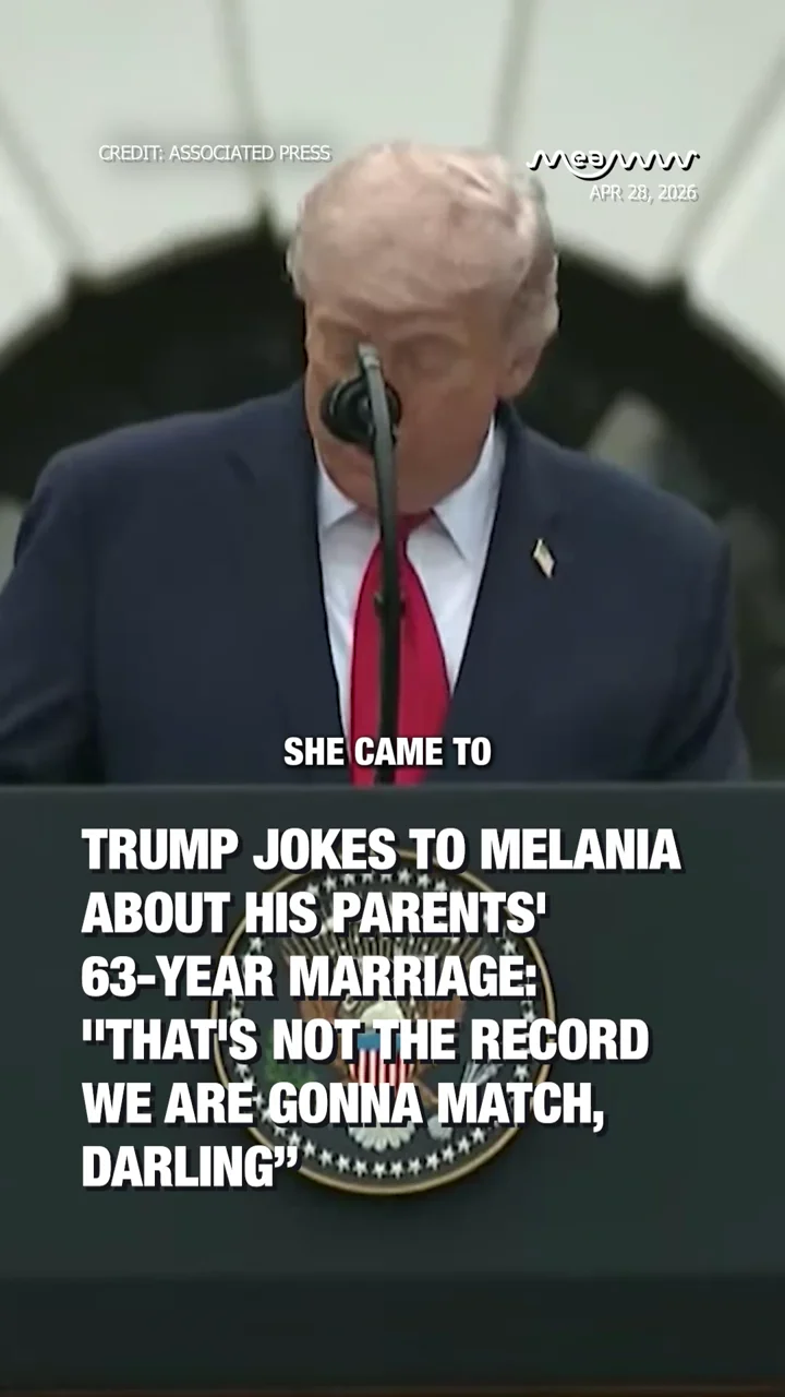 Trump Jokes to Melania About His Parents' 63-Year Marriage: "That's Not the Record We Are Gonna Match, Darling”