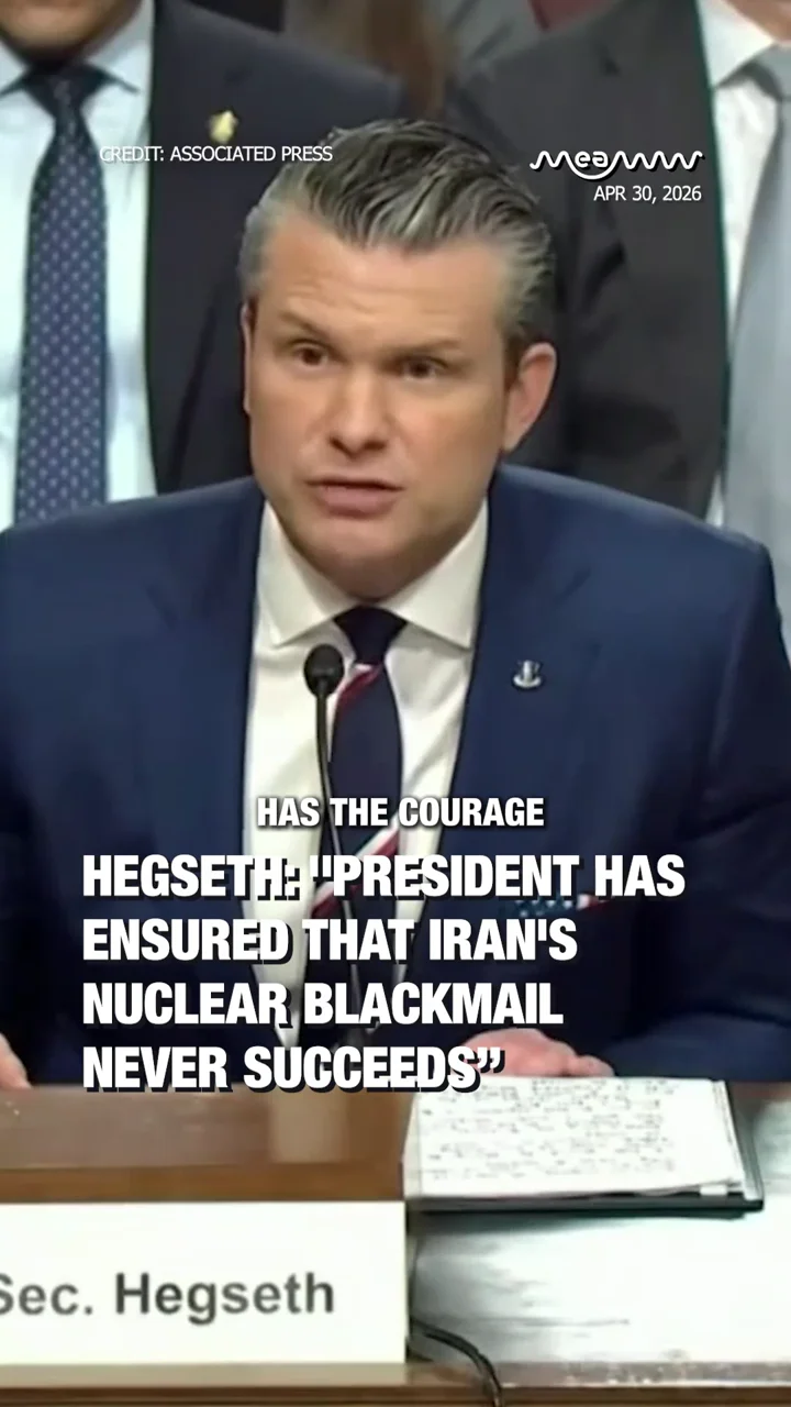 Hegseth: "President has ensured that Iran's Nuclear Blackmail never succeeds”