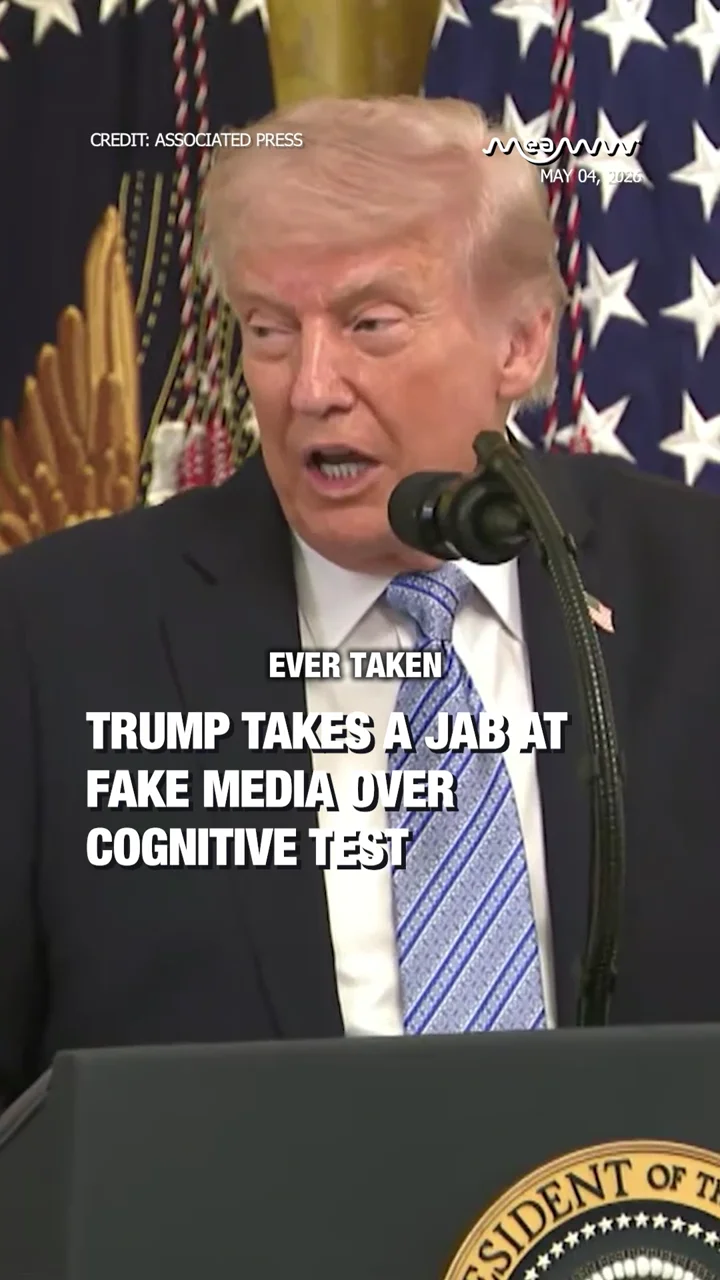 Trump Takes a Jab at Fake Media Over Cognitive Test