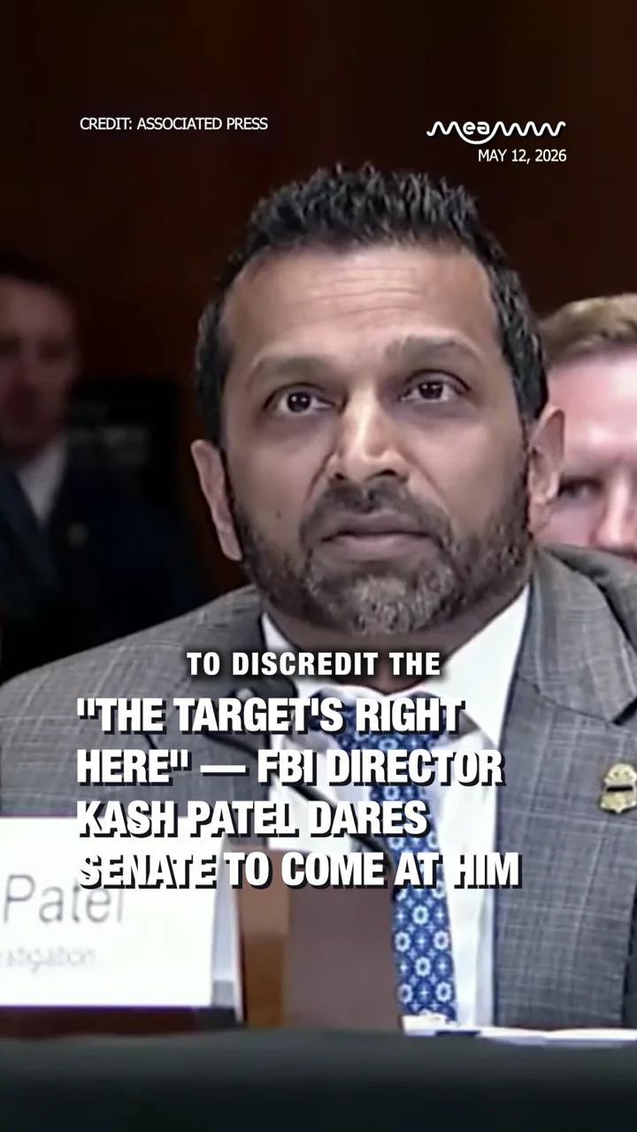 "The Target's Right Here" — FBI Director Kash Patel Dares Senate to Come at Him