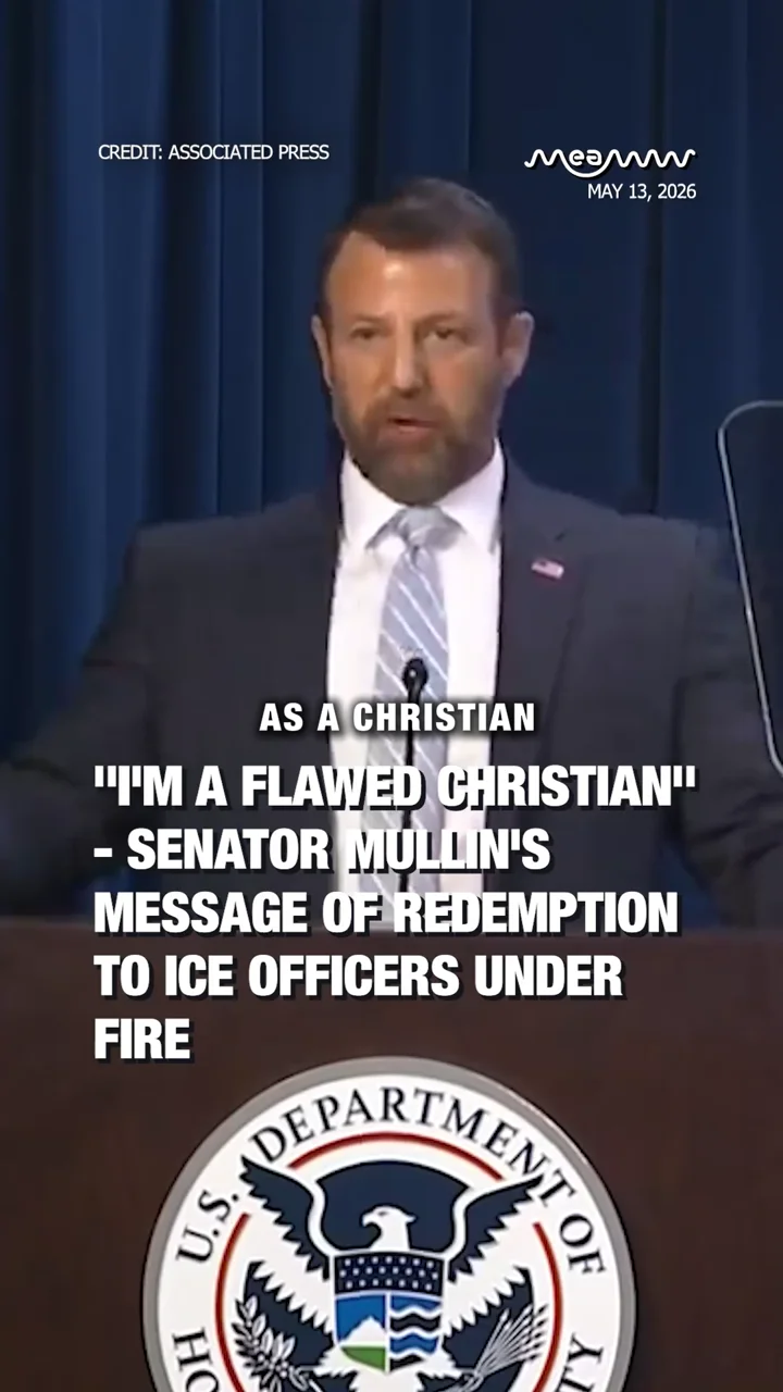 "I'm a Flawed Christian" — Senator Mullin's Message of Redemption to ICE Officers Under Fire