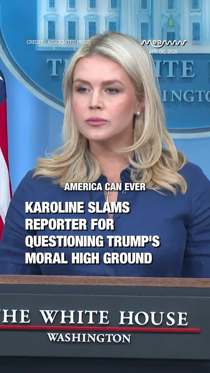Karoline Slams Reporter for Questioning Trump's Moral High Ground