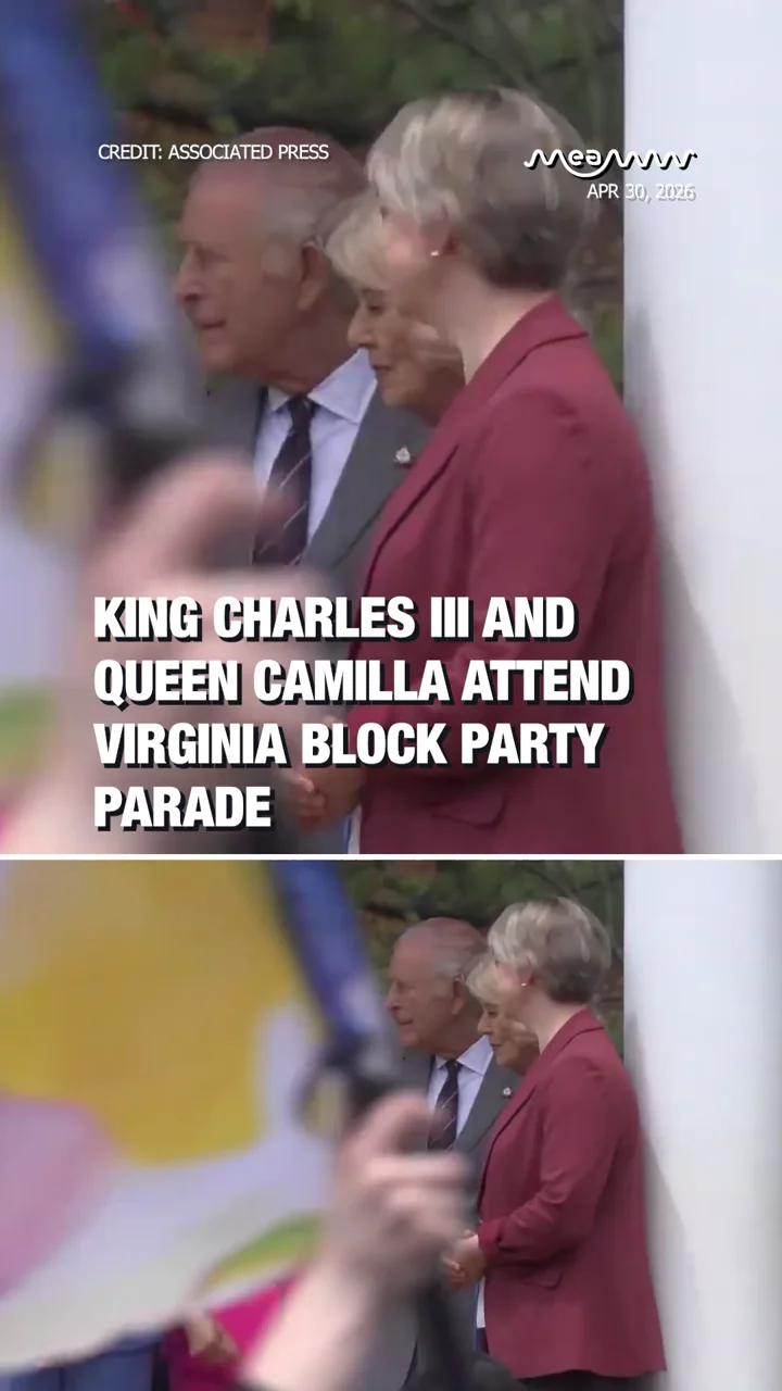 King Charles III and Queen Camilla Attend Virginia Block Party Parade