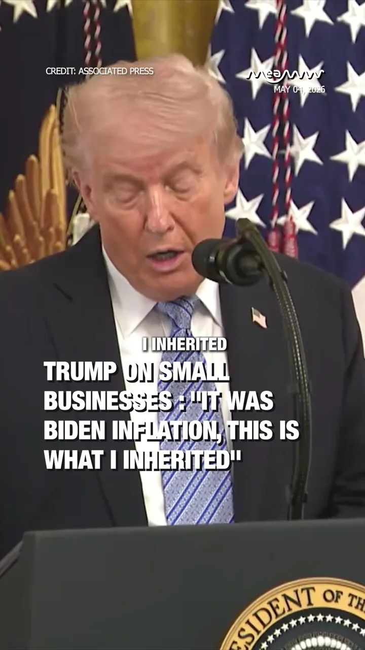 Trump On Small Businesses : "It was Biden Inflation, This is what I inherited"