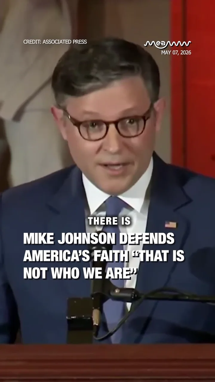 Mike Johnson Defends America’s Faith “That Is Not Who We Are”