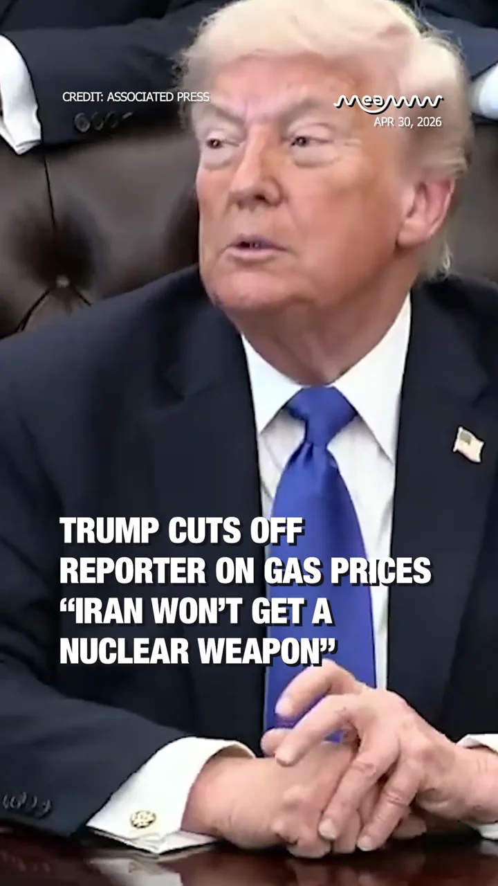 Trump Cuts Off Reporter on Gas Prices “Iran Won’t Get a Nuclear Weapon”