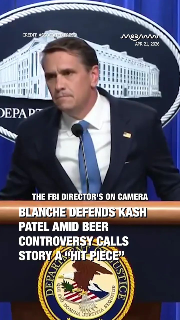 Blanche Defends Kash Patel Amid Beer Controversy Calls Story a “Hit Piece”
