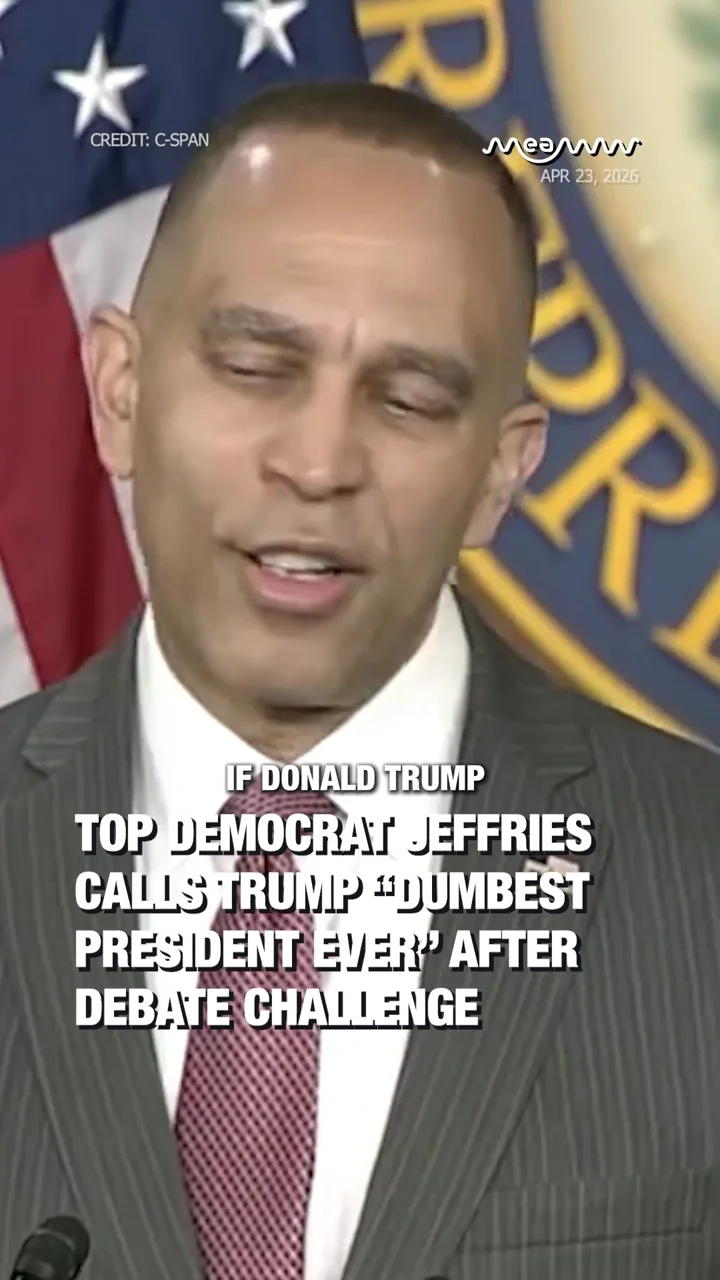 Top Democrat Jeffries Calls Trump “Dumbest President Ever” After Debate Challenge