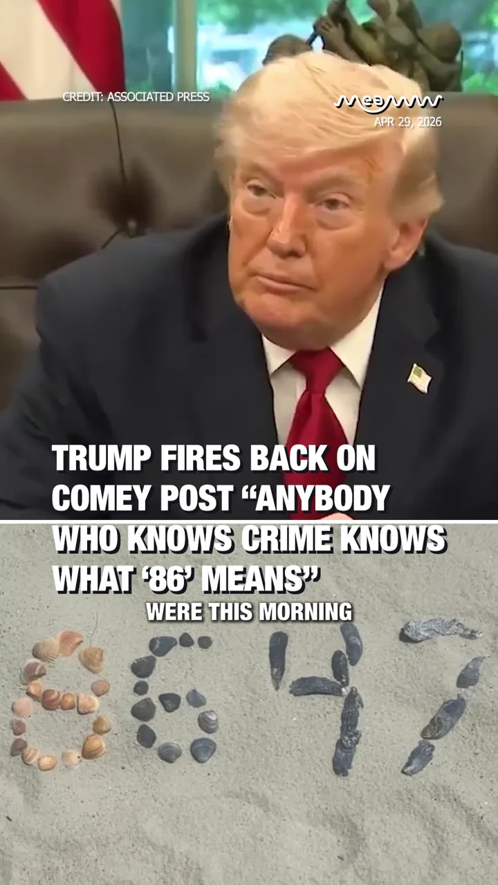Trump Fires Back on Comey Post “Anybody Who Knows Crime Knows What ‘86’ Means”