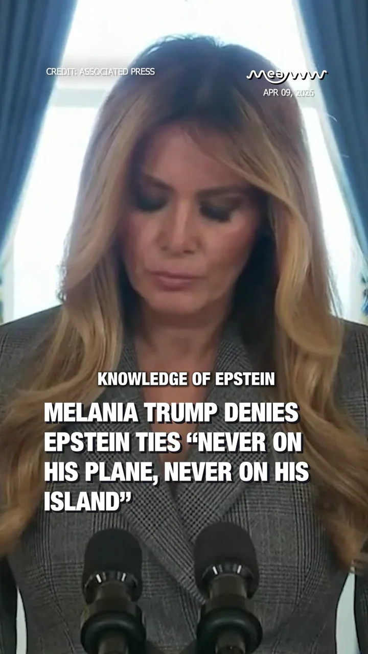 Melania Trump Denies Epstein Ties “Never on His Plane, Never on His Island”