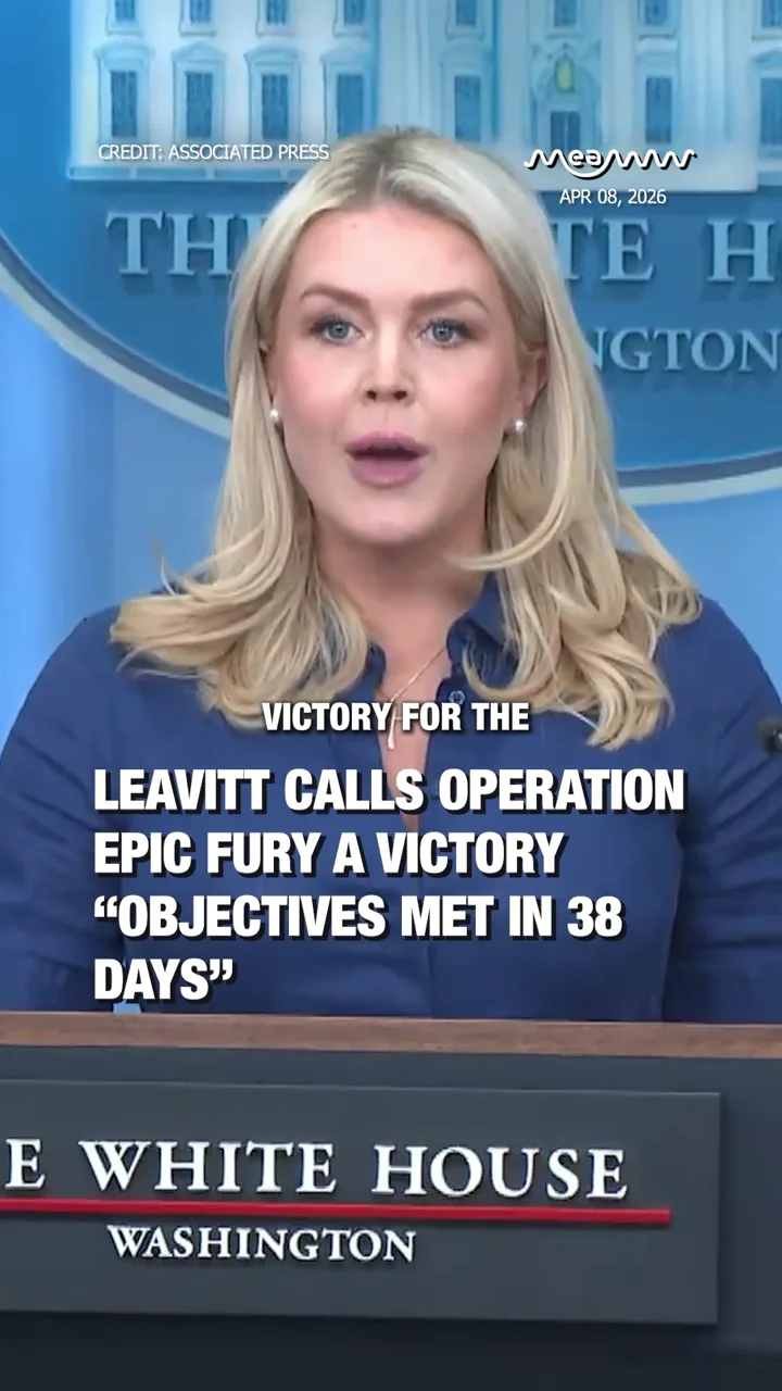 Leavitt Calls Operation Epic Fury a Victory “Objectives Met in 38 Days”