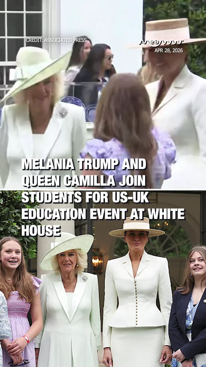 Melania Trump and Queen Camilla Join Students for US-UK Education Event at White House