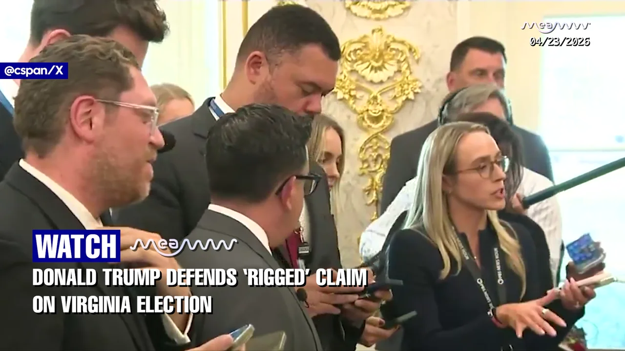 "It Was a Rigged Election" — Trump Claims Virginia Vote Was Stolen, Blames Mail-In Ballots & Demands Courts Overturn It
