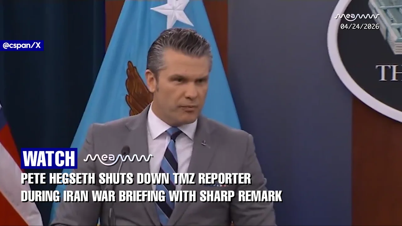 WATCH - Hegseth Shuts Down TMZ Reporter Then Defends Renaming Pentagon the Department of War