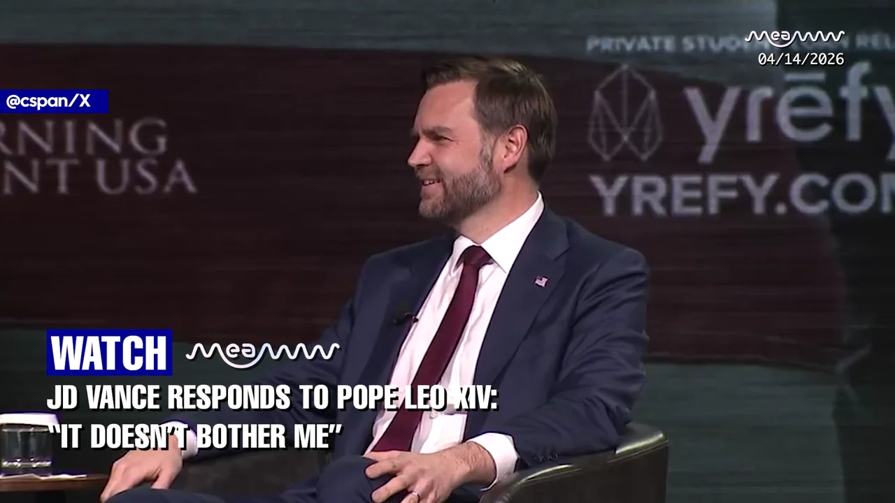 "God Was on the Side of Those Who Liberated the Nazis" - JD Vance Fires Back At Pope Leo XIV