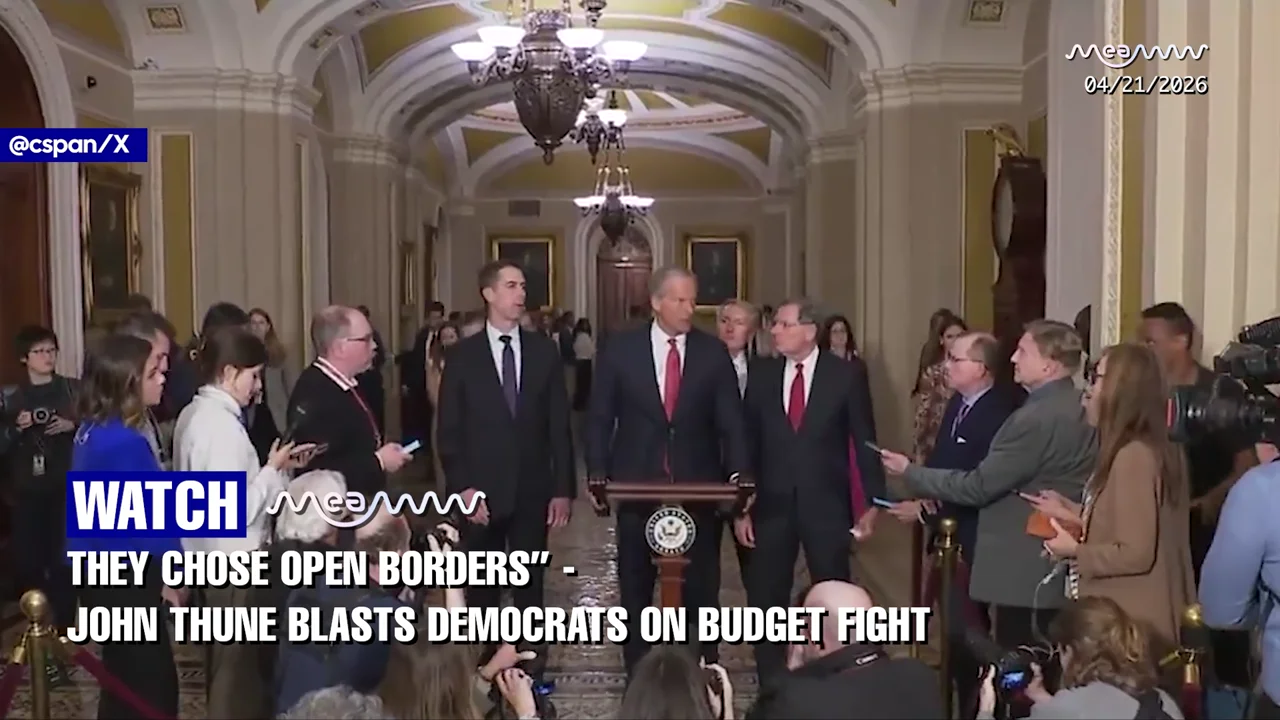 “ENOUGH IS ENOUGH!” Thune Hits Democrats Over 69-Day DHS Shutdown!