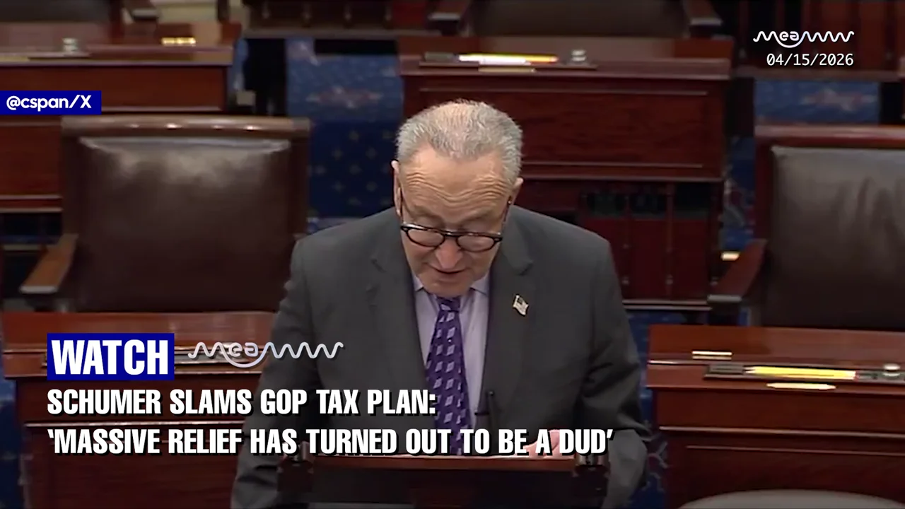 “Trump’s Iran War Wiped Out Your Refund!” - Schumer EXPOSES The Tax Scam