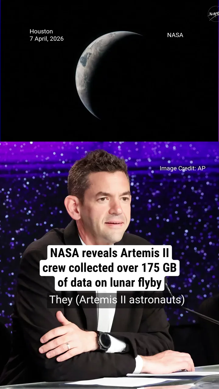 NASA reveals Artemis II crew collected over 175 GB of data on historic lunar flyby