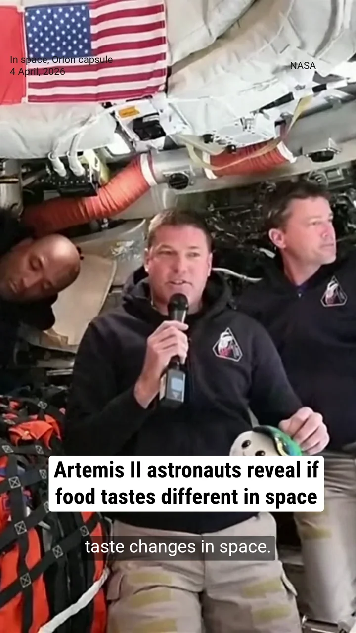 Artemis II astronauts reveal if food tastes different in space