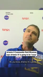 Artemis II Commander Reid Wiseman says Artemis IV is going to be "crazy"
