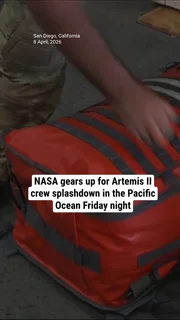NASA gears up for Artemis II crew splashdown in the Pacific Ocean Friday night