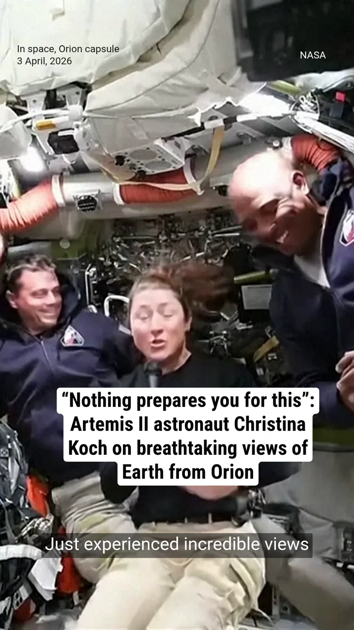 “Nothing prepares you for this”: Artemis II astronaut Christina Koch on breathtaking views of Earth from Orion