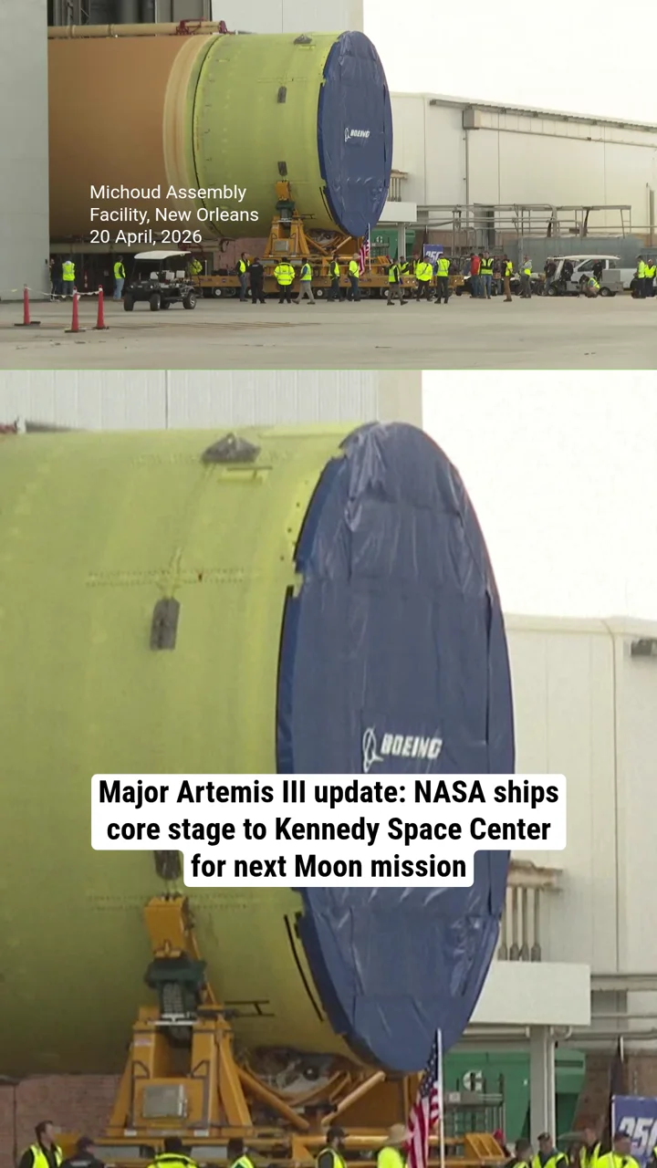 Major Artemis III update: NASA ships core stage to Kennedy Space Center for next Moon mission