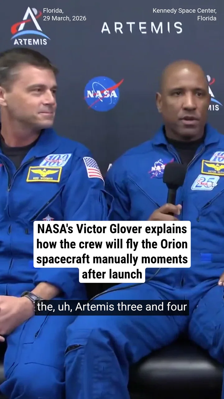 NASA's Victor Glover explains how the crew will fly the Orion spacecraft manually moments after launch