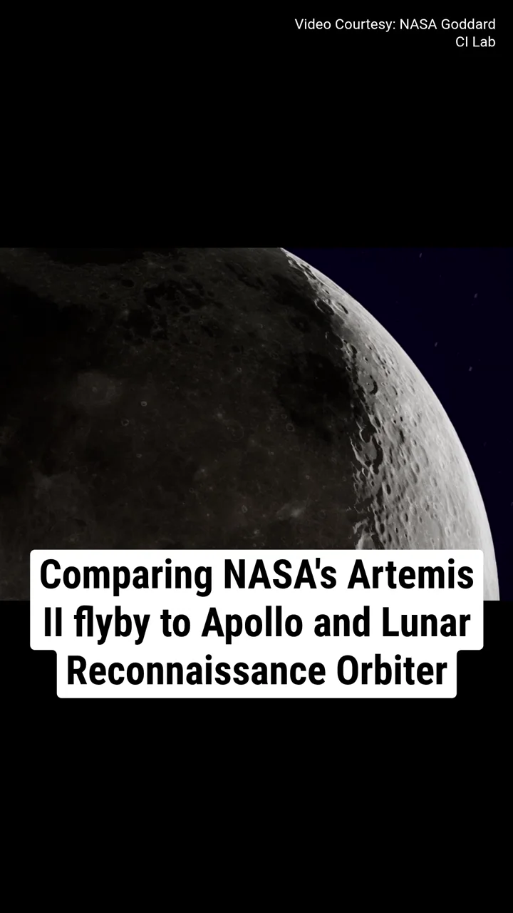 Comparing NASA's Artemis II flyby to Apollo and Lunar Reconnaissance Orbiter