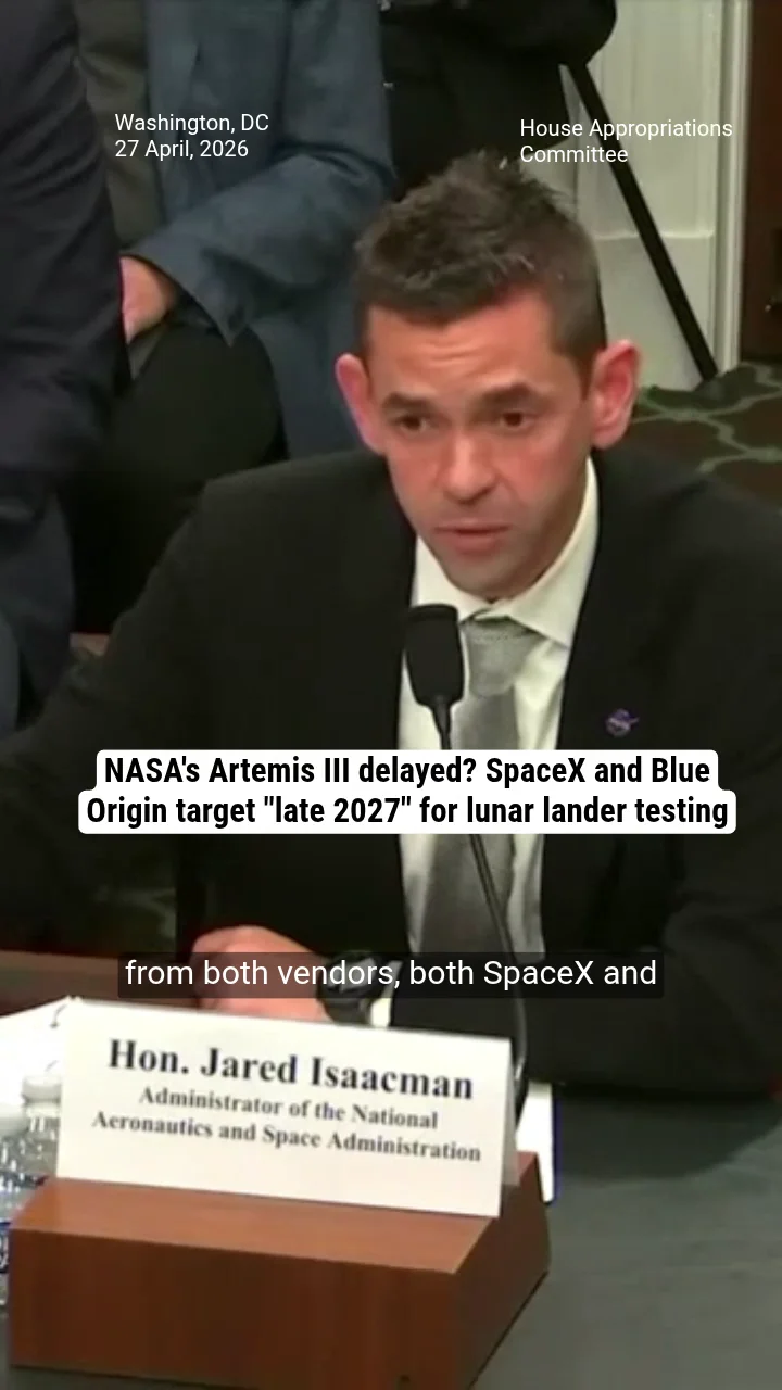 NASA's Artemis III delayed? SpaceX and Blue Origin target "late 2027" for lunar lander testing