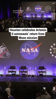 Houston celebrates Artemis II astronauts’ return from Moon mission