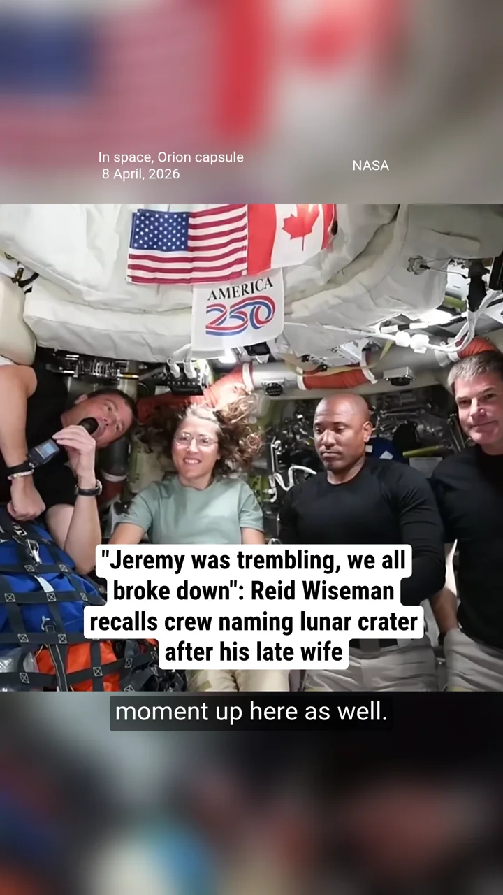 "Jeremy was trembling, we all broke down": Reid Wiseman on Artemis II crew naming lunar crater after his late wife