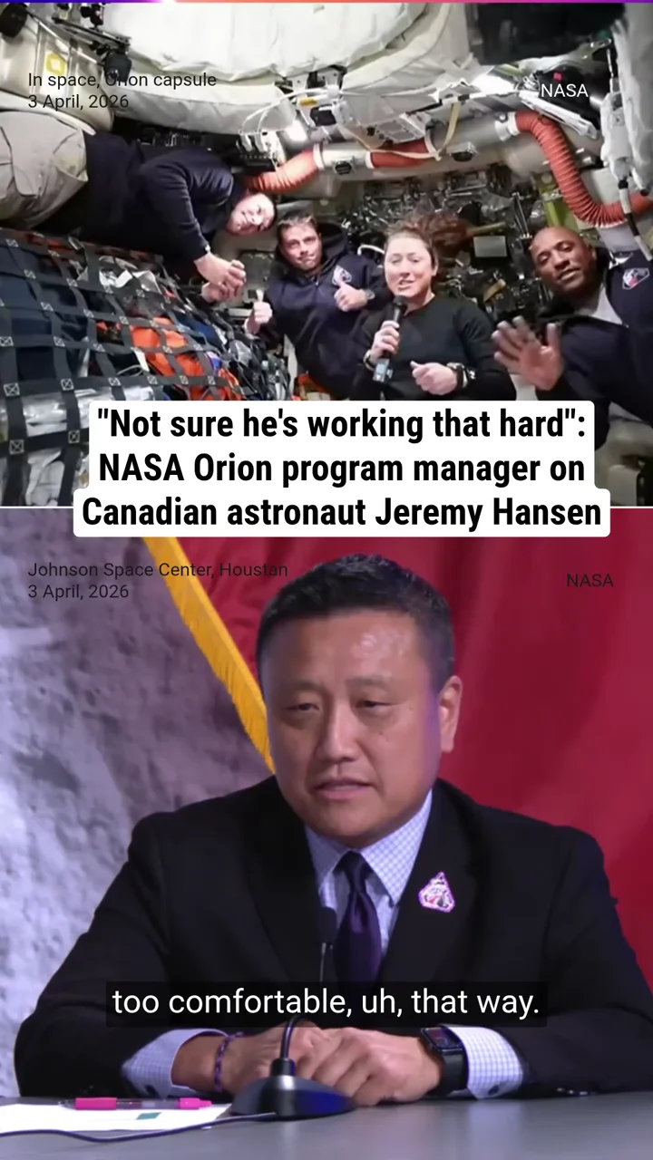 "Not sure he's working that hard": NASA Orion program manager on Canadian astronaut Jeremy Hansen