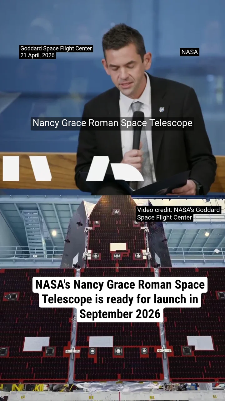 NASA's Nancy Grace Roman Space Telescope is ready for launch in September 2026