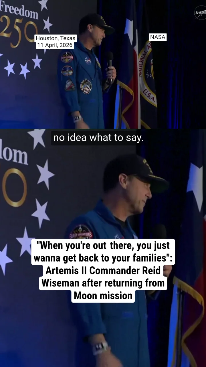 "It's a special thing to be a human": Artemis II Commander Reid Wiseman after returning from Moon mission