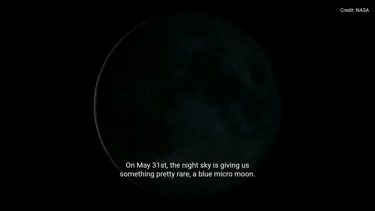 May 31’s Full Moon will be a rare ‘Blue Micromoon’