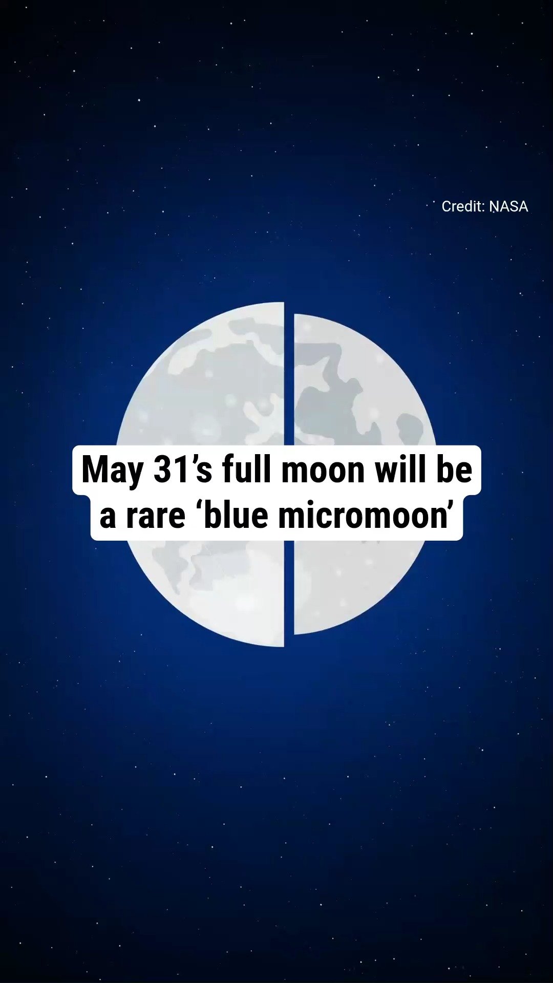 May 31’s Full Moon will be a rare ‘Blue Micromoon’