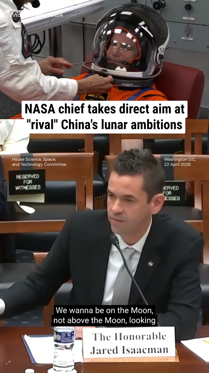 NASA chief takes direct aim at "rival" China's lunar ambitions