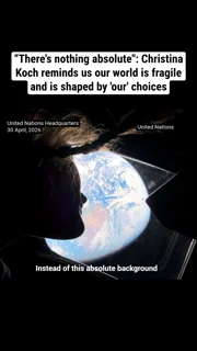 “There's nothing absolute": Christina Koch reminds us our world is fragile and is shaped by 'our' choices