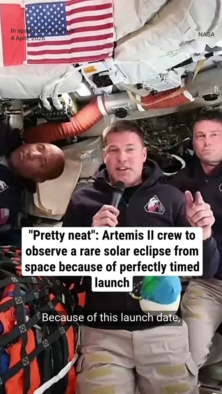 "Pretty neat": Artemis II crew to observe a rare solar eclipse from space because of perfectly timed launch