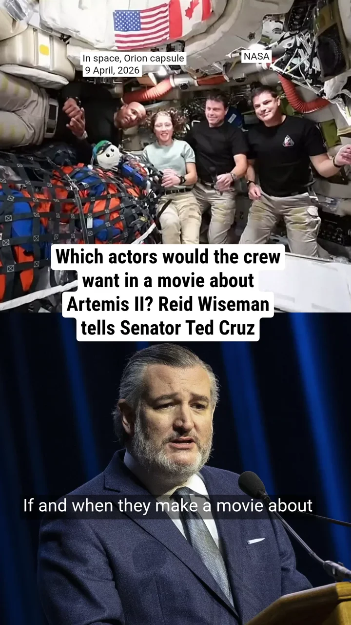Which actors would the crew want in a movie about Artemis II? Reid Wiseman tells Senator Ted Cruz