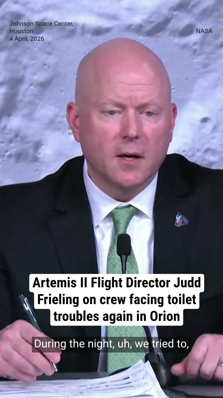 Artemis II Flight Director Judd Frieling on crew facing toilet troubles again in Orion